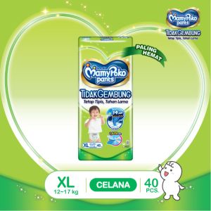 MamyPoko Pants X-tra Kering Slim Tidak Gembung XL40 (12-17kg)