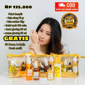 Paket Hemat Beauty Glow Farma BPOM: Facial Wash & Night Cream
