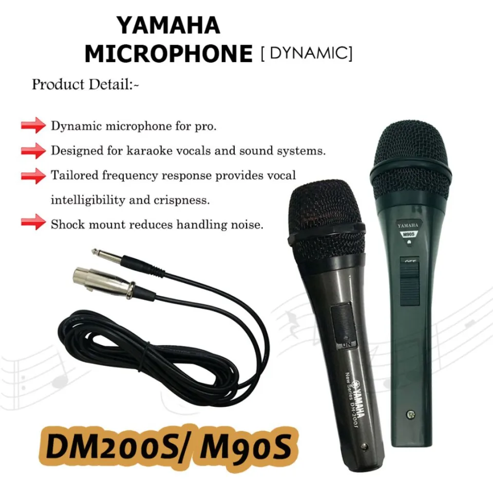 Yamaha Dynamic Wired Mic Microphone/Mikrofon Dinamik Berwayar