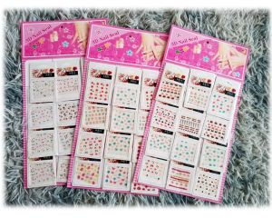 3D Nail Design Sticker/ 12 set per pad