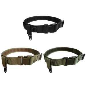 JEAWR Quick Realease Multifunctional Outdoor Belt Adjustable Modular Design Fishing Belt Buckle Style Travel Plumber Waist Belt Outdoor Activities