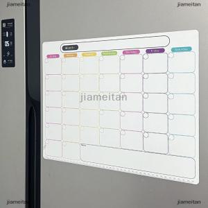 [COD] jiameitan แม่เหล็กตู้เย็นแห้งลบปฏิทินรายเดือนไวท์บอร์ดบันทึกข้อความกระดานบันทึกข้อความตกแต่งห้องครัวตู้เย็น
