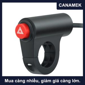 【CANAMEK】 Công tắc xe máy nút công tắc đèn cảnh báo nguy hiểm đèn nhấp nháy kép cảnh báo khẩn cấp cho xe điện bộ rơ-le tín hiệu nhấp nháy phụ tùng xe máy