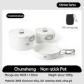 Naturehike Ceramic Non-Stick Cookware Kit Storage Outdoor Camping equipment Kettle Frying Pan Pot Portable Picnic Tablewar Set. 