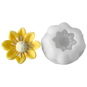Flower Silicone Molds for Making Soap Epoxy Resin Multipurpose Silicone Soap Mould for Gypsum Decoration