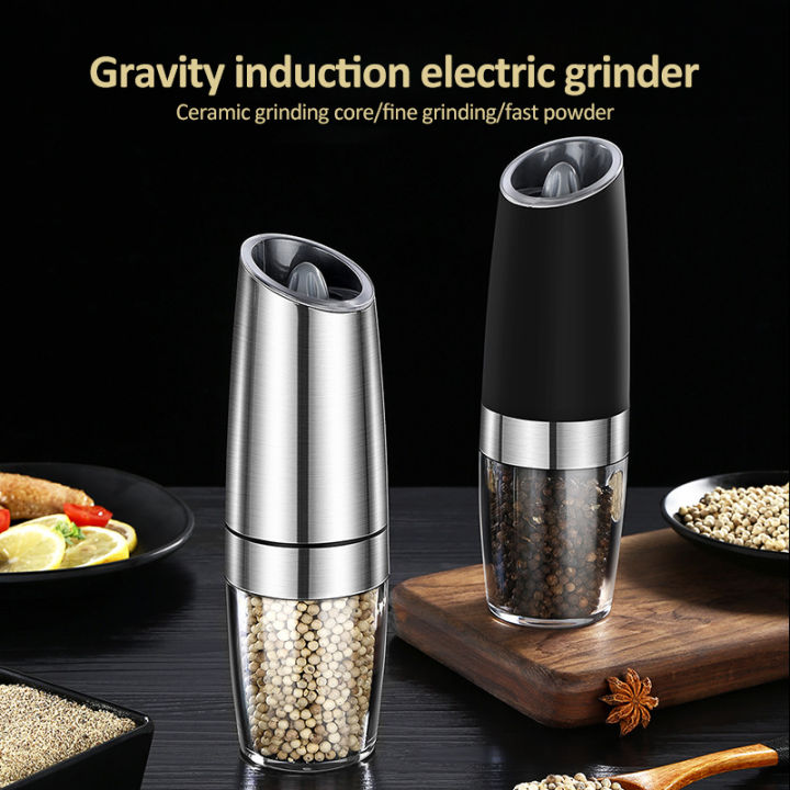 High-quality authentic Automatic Salt and Pepper Spice Grinder Gravity ...