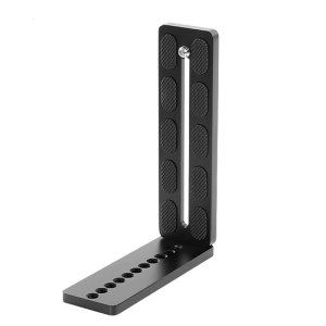 Machined Aluminum L Bracket Camera Plate With 1/4 Screw Holes For Tripod Vertical Photography Accessories