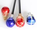 GS Red/Blue King Queen Scepter Performance Plastic Princess Prince Cane Exquisite Cosplay Props Hand Wand Gril. 