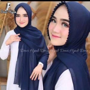 KRUDUNG PASMINA KCB TERBARU / PASHMINA LIPIT TALI / KERUDUNG PASMINA / PASHMINA CERUTY BABYDOLL