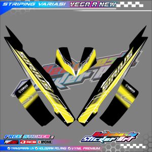 STRIPING VARIASI YAMAHA VEGA R NEW SIRIUS / STICKER LIST MOTOR YAMAHA VEGA R BARU