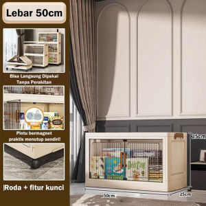 Trove Life Rak Penyimpanan Plastik Modular - Desain Lipat Susun Cocok Untuk Lemari Pakaian Anak/Dewasa & Kabinet Serbaguna