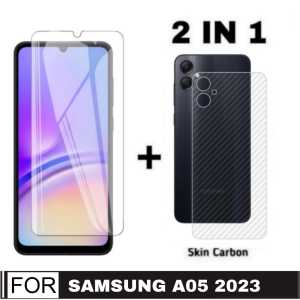PROMO PAKET 2 IN 1 Tempered Glass Samsung Galaxy S23 FE 5G / A05 / A05s 2023 / A04s 2022 Anti gores Kaca Pengiriman Cepat