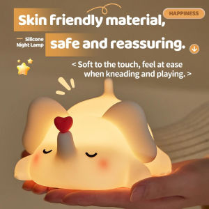 Bubble Milk Tea Led Table Lamp Cute Silicone Rechargeable Night Light for Nursery Girls Kids Gift Bedroom Bedside Mood Light