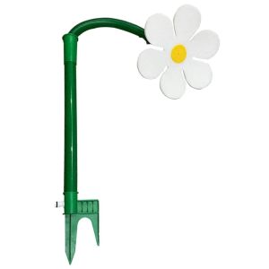 TEWUB 720 Rotating Crazy Spin Sprinkler Flower Shape Funny Water Spray Toy Irrigation Tool Automatic Dancing Daisy Sprinklers Yard Lawn Watering