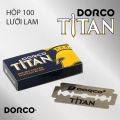 [Giá Sỉ ] Lưỡi Lam - Dao Lam Dorco Titan - Hộp 100 Lưỡi, Lam Mỏng, Lam Trắng Sắc Bén - Có Tem Chống Giả - Hàng Chính Hãng. 