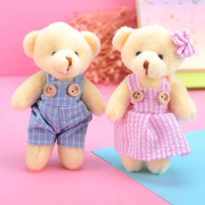 CANICECA 12cm Dolls Bear Plush Dogs Toy Energy Release Soft Cats Toy Cute Portable Pet Companion Toy