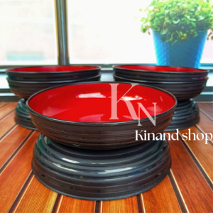 PROMO SET ISI 12 PCS 6PIRING DAN 6MANGKUK RAMEN ULIR DOP SUPER TEBAL TERLARIS
