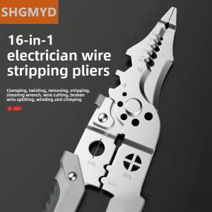[COD] SHGMYD Multi Functional Electrician Pliers For Wire Splitting And Stripping Specialized For Electricians