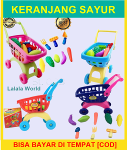 Dorongan Belanja Mainan Anak Perempuan: Mainan Edukasi Anak Cewek Murah Supermarket Masak-Masakan