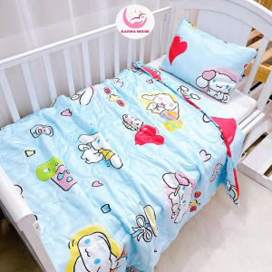 Bộ mền gối cho bé đi học Katina House vải Tencel cao cấp mềm mát lạnh phù hợp 1-6t