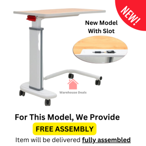Premium Overbed Table | Height Adjustable Over Bed | Bedside Table | Sofa Side Table