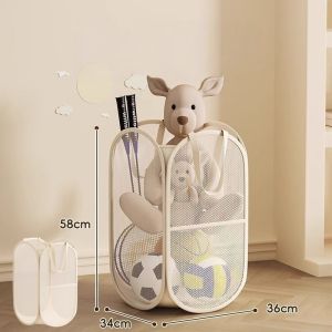 ตะกร้าเก็บของเล่น กล่องเก็บตุ๊กตา ตะกร้าผ้า ตะกร้าผ้าสกปรก ตะกร้าเก็บของอเนกประสงค์