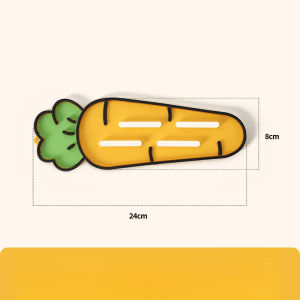 【Tikar Penyimpanan Penutup Periuk Silikon】💕Absorbent On The Back💕 Multifunctional Heat-insulating/pot Lid Storage Mat/creative Radish Shape/cutting Board Mat/kitchen Stovetop/dining Table Top Storage (Four Styles Available) 硅胶锅盖收纳垫