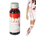 ❤️【Same Day Delivery】 120/30ml Ultra-Realistic Fake Blood for Bloody Nose Eyes Ears Party Vampire Zombie Makeup Props Halloween Cos Decoration LZC-Fake-Blood. 