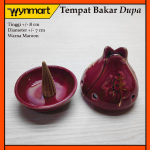 Tempat Pembakaran Dupa Kerucut - Cone Buhur Model Kuncup Bunga Teratai