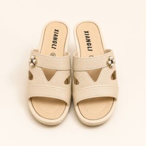 Free Shipping New Summer Collection: WomenS Wedge Sandals Casual Versatile Fashionable Elegant With Thick Soles Medium Heels Durable Comfortable And Non-Slip