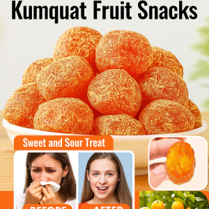 Rock Sugar Dried Kumquat Non-Additive Candied Fruit Preserved Delicious Snack For Phlegm Relief Soothing Throat