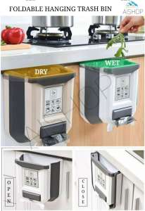 Kitchen Hanging Trash Bin Rubbish Bag Holder Dustbin Garbage Holder Multipurpose [SG Seller]
