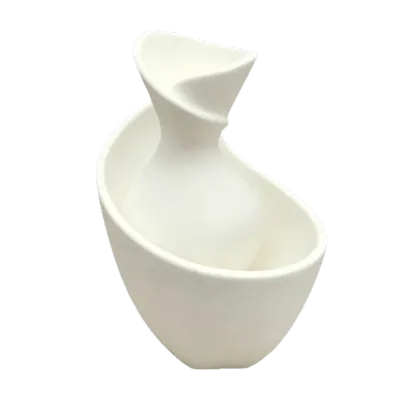 High-End Minimalist Vase Unique Geometric Shaped Flower Arrangement Ornaments Soft Furnishing Premium Light Luxury Vase Living Room