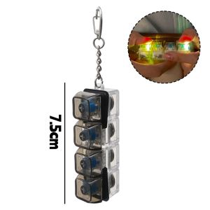 Light Up Keyboard Keychain / Stress Relief Fidget Toys / Clickable Button with LED Light / Backpack Pendant Gifts