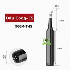 Mũi hàn 936 không chì Mạ Đen sử dụng cho trạm hàn HAKKO 900M.936.951 Quick+ Loại Cao Cấp
