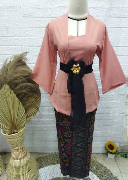kebaya sifon harga terbaik mewah elegan modern kebaya wanita model terbaru kebaya lengan lonceng