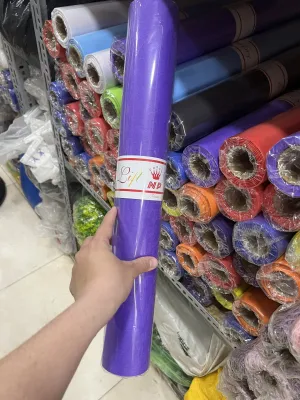 Cuộn giấy lụa ( giấy mếch ) . giấy vâng long TQ khổ 50cm dài 10M dùng để gói hoa tươi hoa sáp hoa giấy hoa vải thắc nơ ...