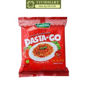 [GÓI LẺ] - PANZANI - Mì Ý ăn liền không chiên Pasta-go 2 vị: Cà chua bò bằm Cà ri cay Mì Spaghetti ăn liền (105g/gói)