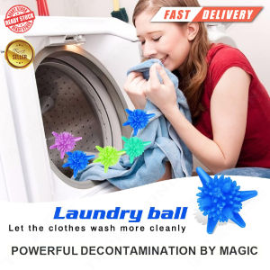 Eco Friendly Silicone Washing Machine Laundry Balls Anti Knot Clothes Reusable Tangle-Free / Bebola Mesin Basuh