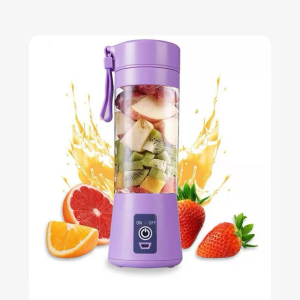 Portable Juicer Blender Electric Cup Tumbler Juicer USB Rechargeable 450+180ml Dual Cup Outdoor
