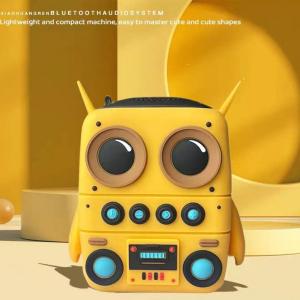 📻【Readystock】 + FREE Shipping 📻 Portable Home Cute Minion Shape Speaker Portable Home Cute Mini Wireless Audio Family Speaker Machine Kawaii Speaker