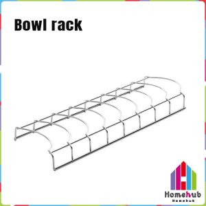 HB Stainless Steel Dish Drying Rack Kitchen Storage Organizer for Plates Bowls Pot Lids Cutlery