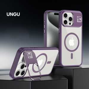 Case Iphone Premium Magsafe Matte Steel Standing Holder free Lens Kamera for Iphone 11 Iphone 11 Pro Max Iphone 12 12 Pro Iphone 12 Pro Max