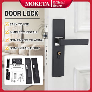 Moketa Bedroom Door knob stainless steel locks european style door Knob Magnetic Absorption Mute