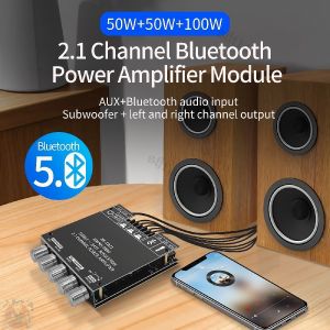 Compact High Power Bluetooth Audio Amplifier ZK-TB21 TDA7498E Stereo Subwoofer Module