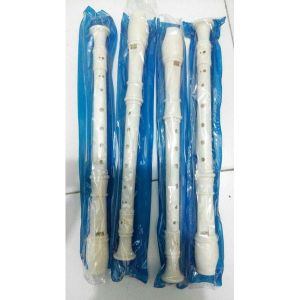 Suling Seruling Putih Alat Musik Tiup Recorder