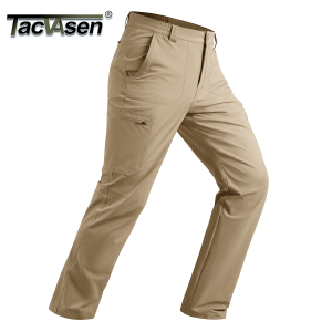 TACVASEN Mens Hiking Cargo Pants Summer Outdoor Lightweight Quick Dry Casual Water Resistant Fishing Work Stretch Pants2026