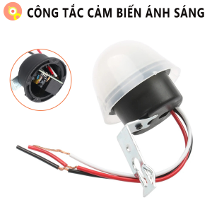 Công Tắc Cảm Biến Ánh Sáng AS20 Tự Động Bật Tắt Đèn Ngoài Trời Chống Nước Tốt Phù Hợp Nhiều Loại Đèn