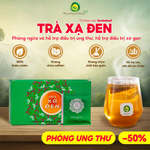 [CHÍNH GỐC] Trà Xạ Đen Hòa Bình Sunbeleaf - Phòng Ngừa Ung Thư Và Hỗ Trợ Điều Trị Xơ Gan Giải Độc Gan - Hộp 20 Gói