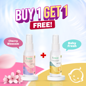Buy 1 Get 1 free Tosca Deodorant Tawas Spray Non Alkohol 60mL